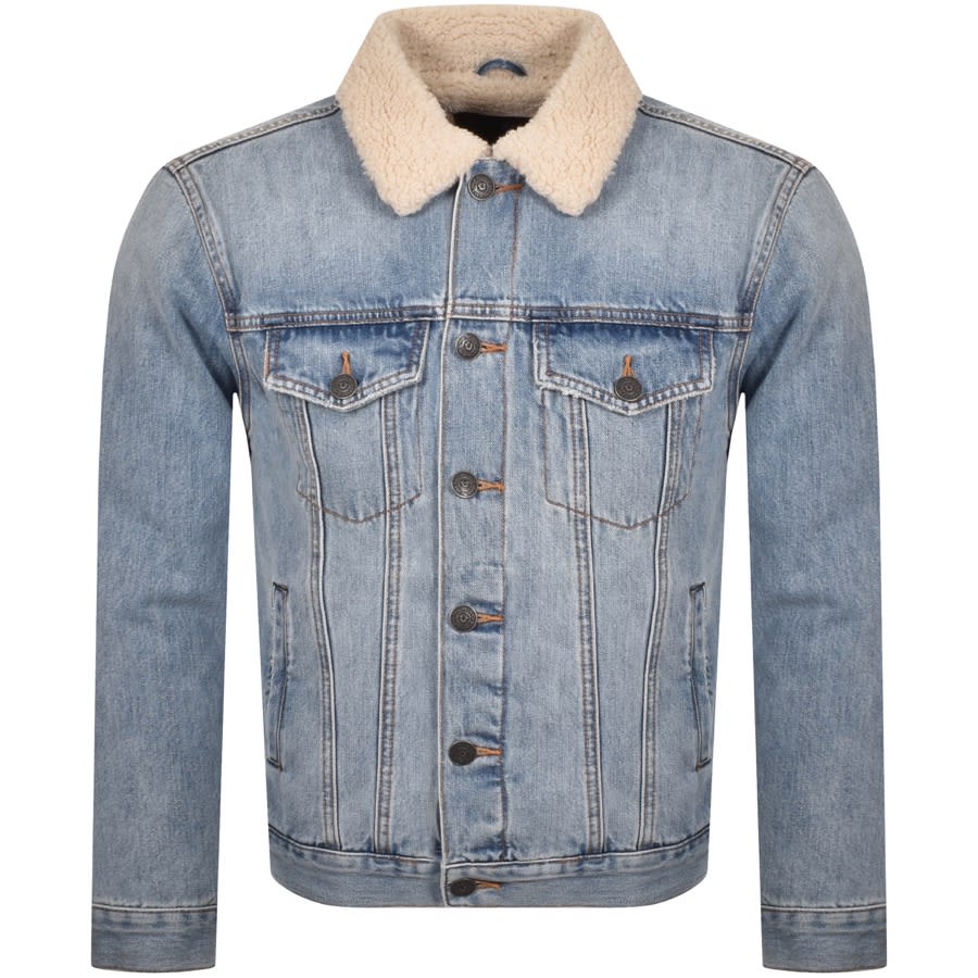 Alternative Image for ProductTrue Religion Sherpa Jimmy Jacket Blue1